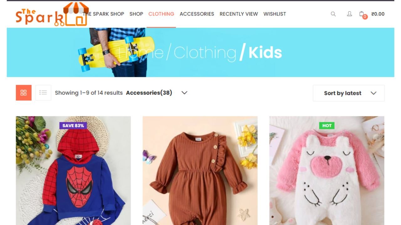 Thespark Shop Boy & Girl Clothes Online: Kids Fashion Online