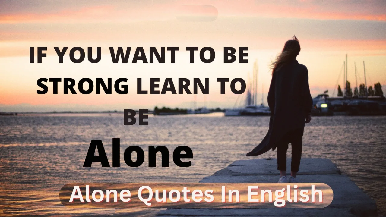 alone quotes in english